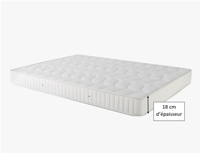 MATELAS ORTHOPEDIQUE 140*190 CM EPAISSEUR 18 CM<br><small><b>REVE</b></small>