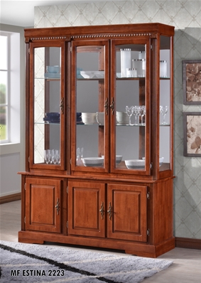 BUFFET MF ESTINA 2223<br><small><b>EN BOIS MASSIF D'HEVEA</b></small>
