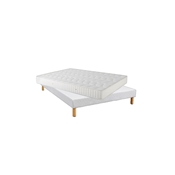 MATELAS ORTHOPEDIQUE  140*190 CM EPAISSEUR 18CM + SOMMIER TAPISSIER<br><small><b>MATSOM1</b></small>